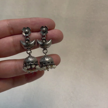 Kumari - Oxidised Earrings