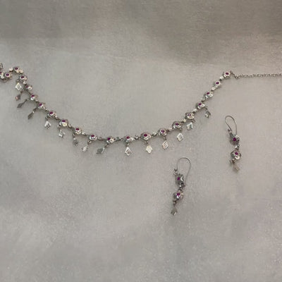 Ruhi - Shiny Silver Set