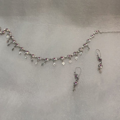 Ruhi - Shiny Silver Set