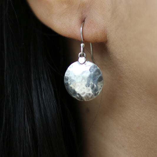 Kiyat - Shiny Silver Earrings