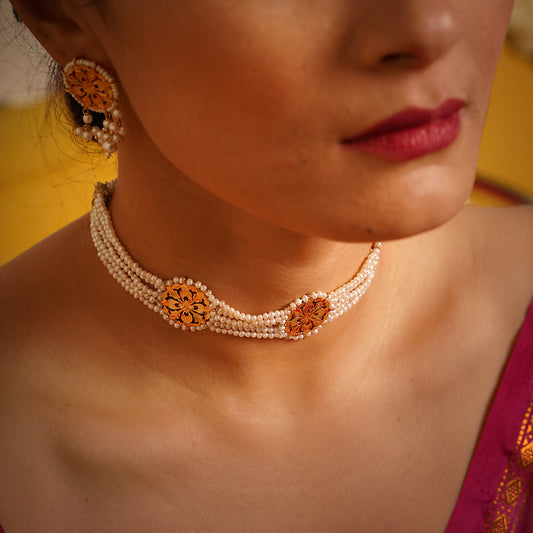 Jugni - 22K Gold Plated Choker