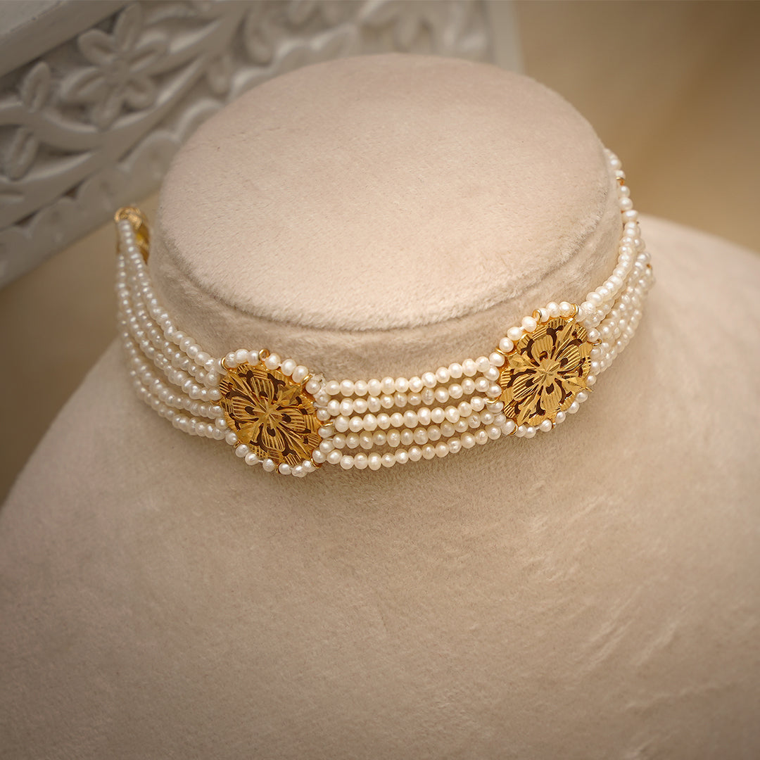 Jugni - 22K Gold Plated Choker
