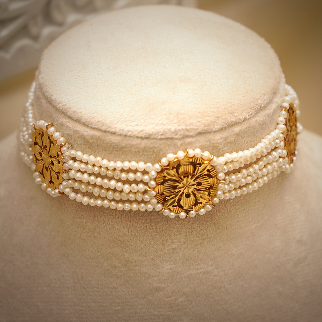 Jugni - 22K Gold Plated Choker