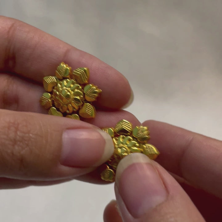 Fyoli - 22K Gold Plated Earrings