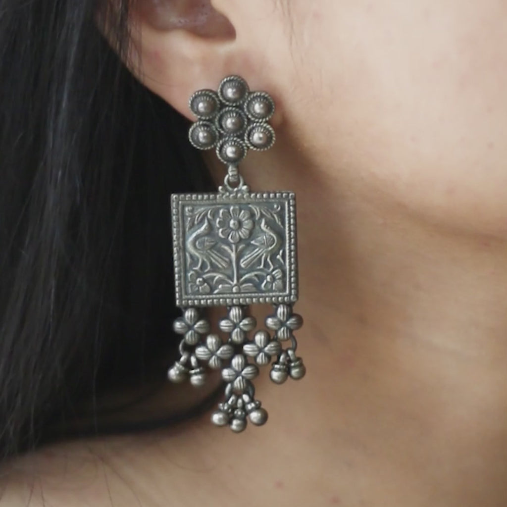 Inaayat - Oxidised Jhumka