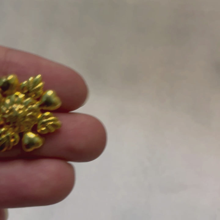 Fyoli - 22K Gold Plated Studs
