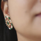 Aaina - Antique Gold Earrings