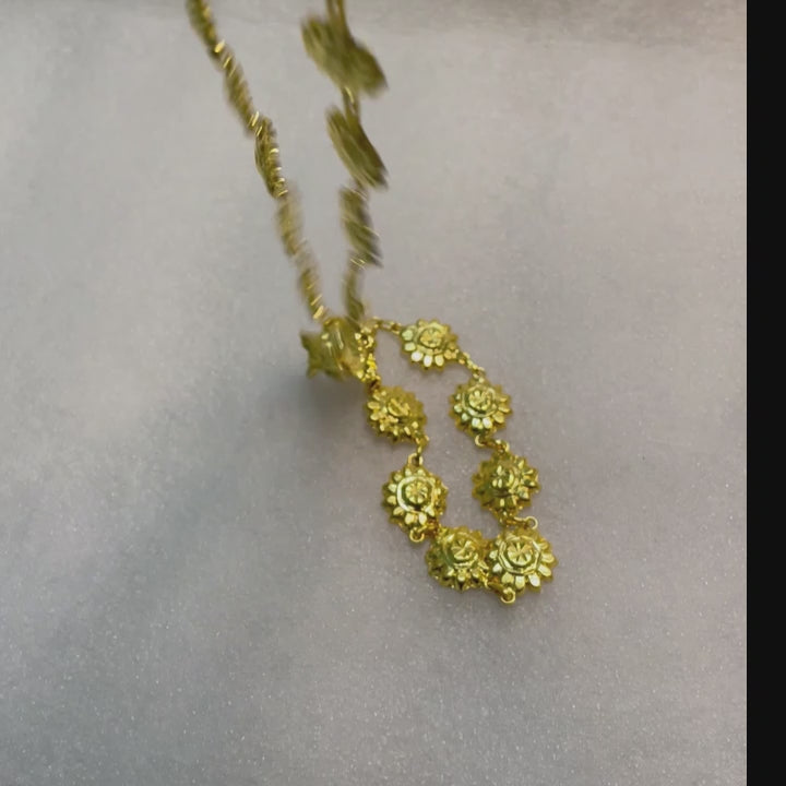 Maina - 22K Gold Plated Long Necklace
