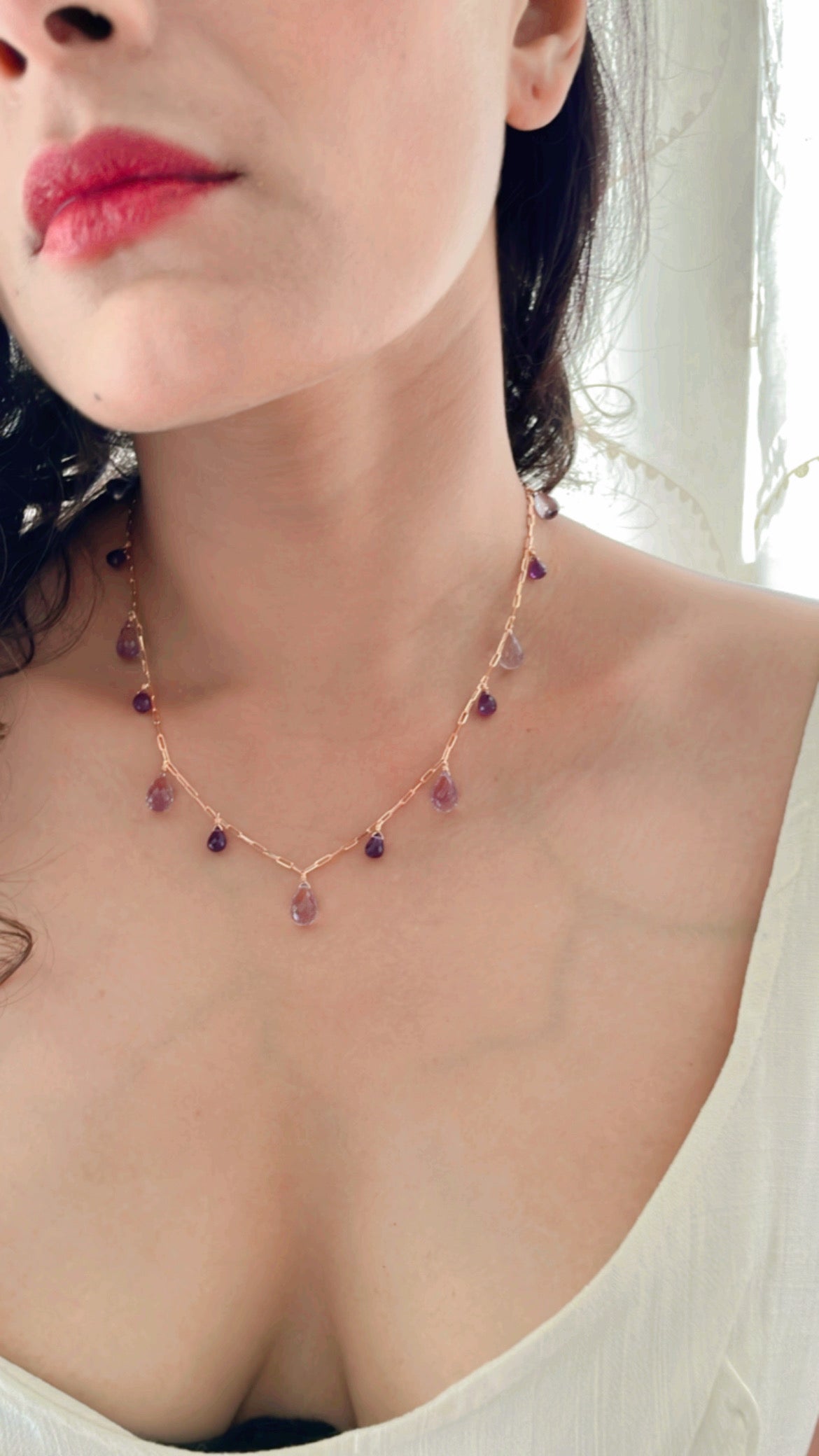 Cosmos - Antique Gold Necklet