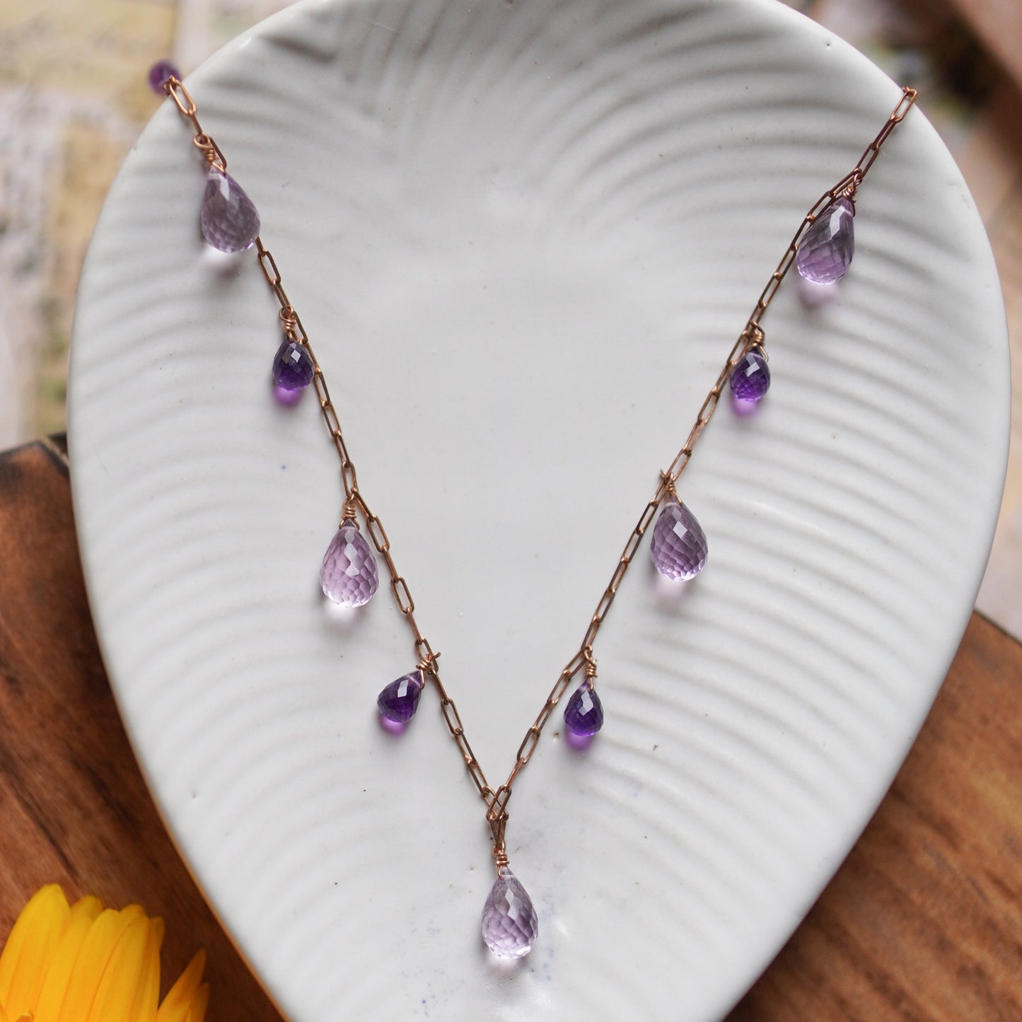 Cosmos - Antique Gold Necklet