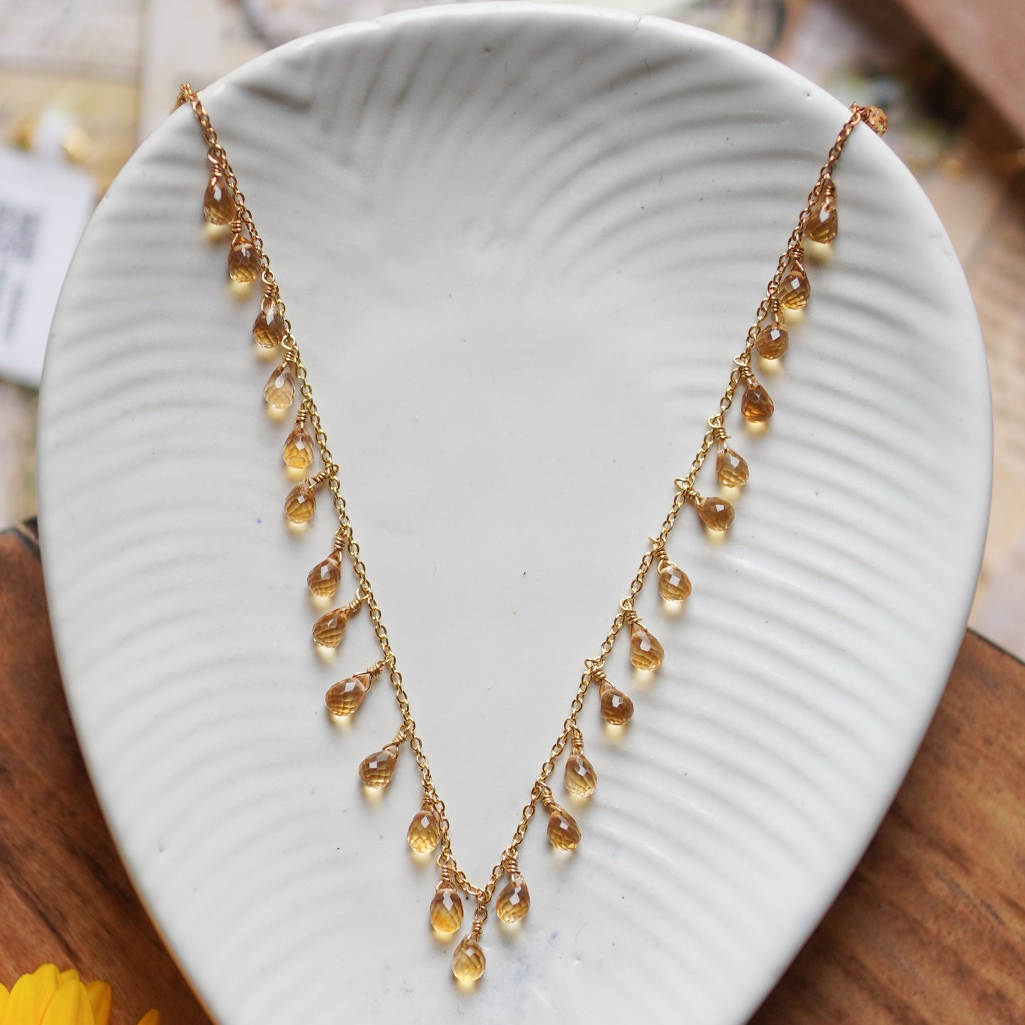 Daffodil - 22K Gold Plated Necklet