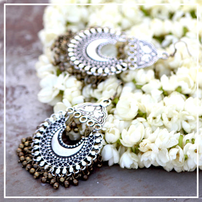 Mohini - Oxidised Earrings