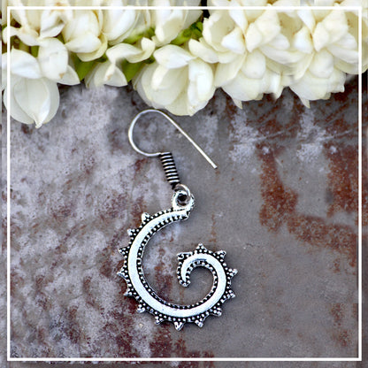 Neena - Silver Finish Earrings