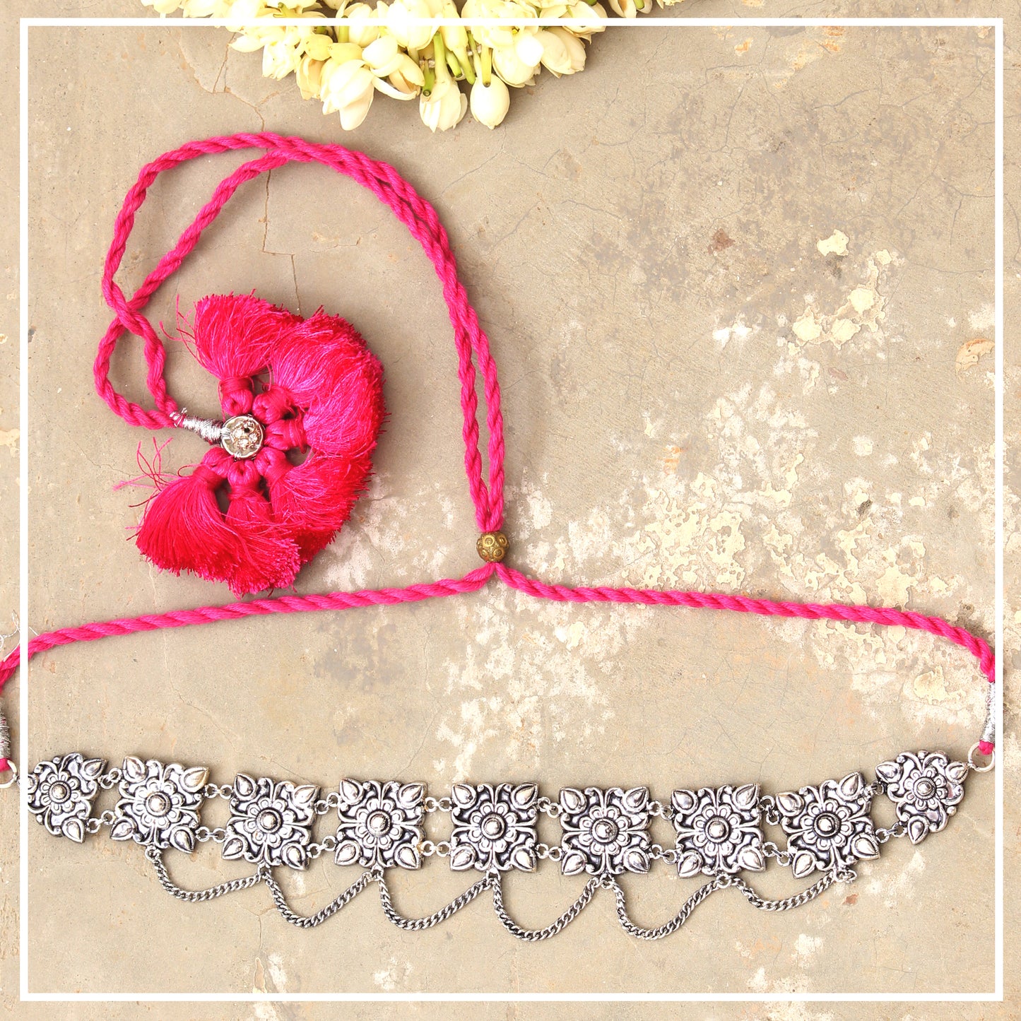 Gaura - Oxidised Choker