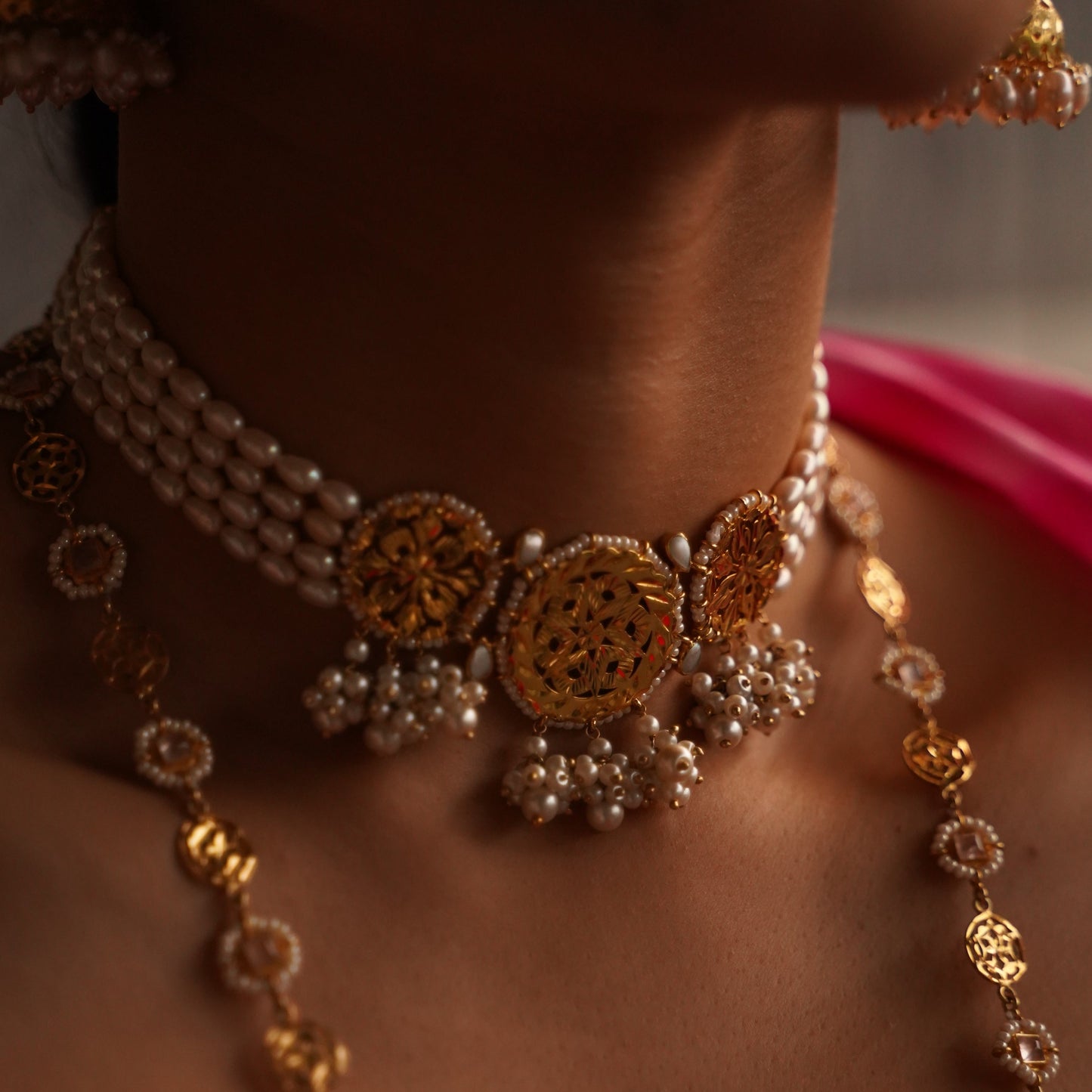 Dholi - 22K Gold Plated Choker