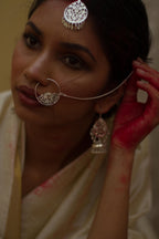 Leela - Shiny Silver Mang Teeka