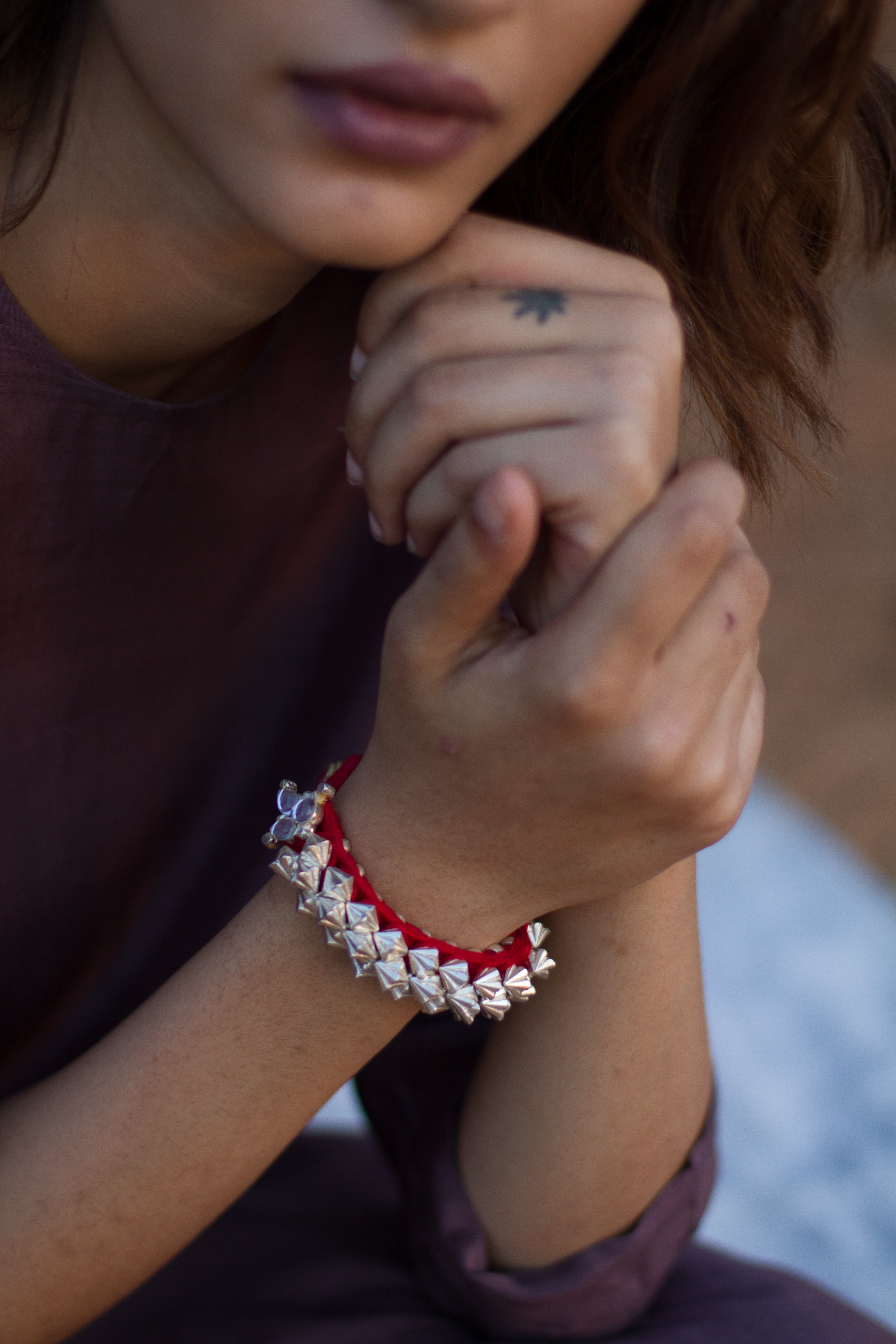 Silver Bracelet (marka ) – Laxmi Pearls