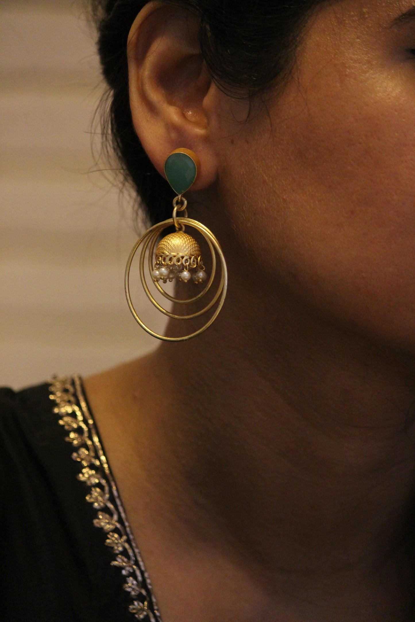 Ananya - Gold Finish Earrings
