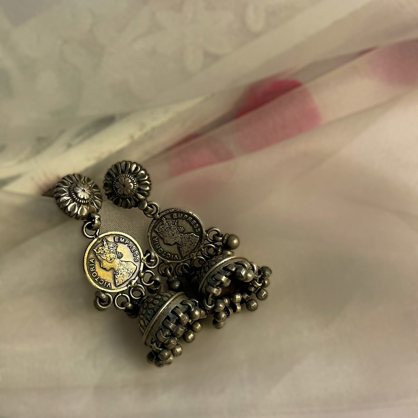 Kanika - Oxidised Jhumka
