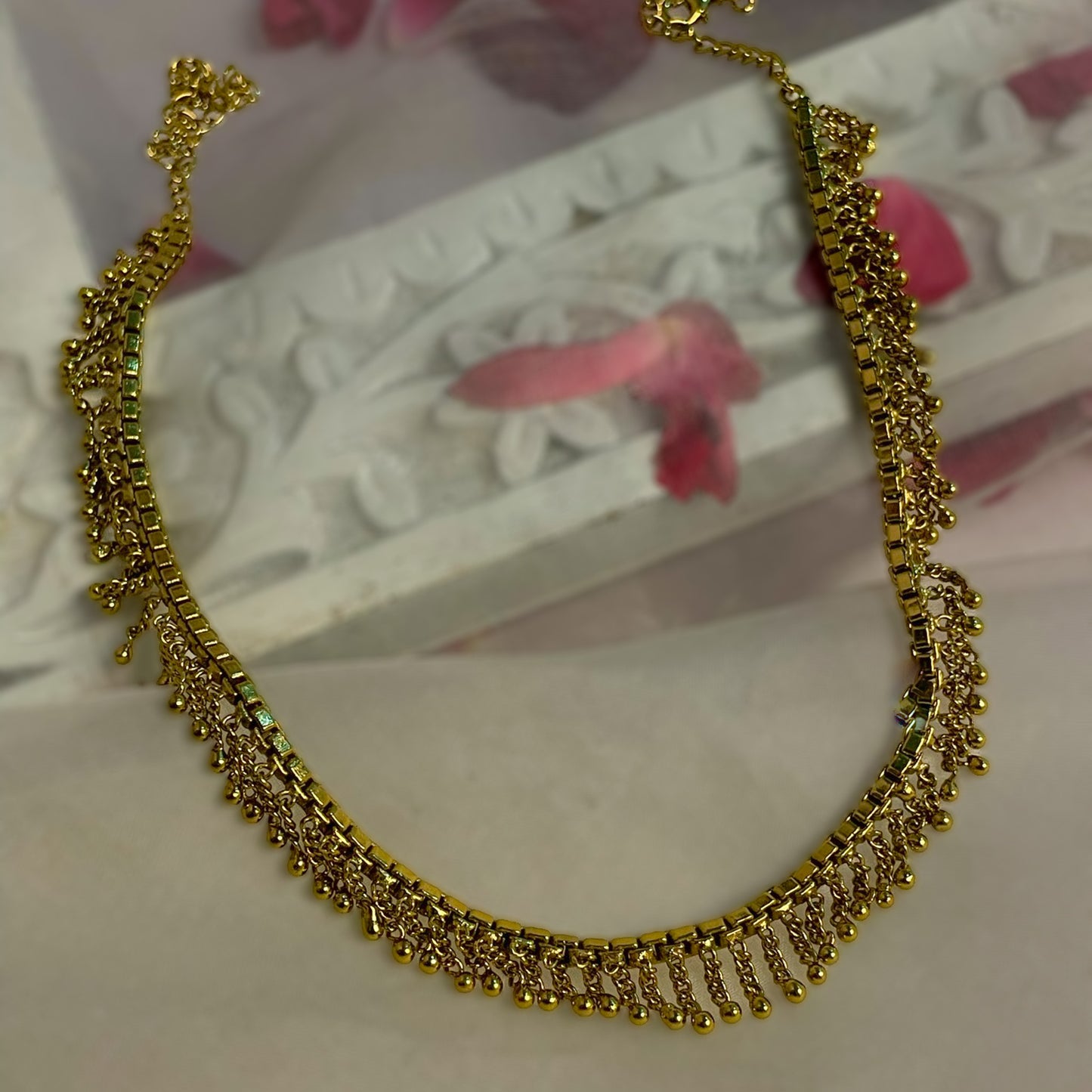Laila - Antique Gold Necklet