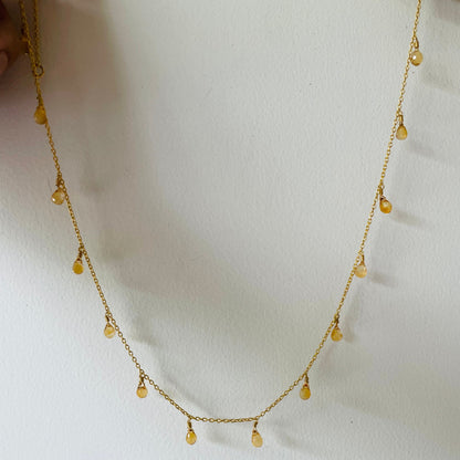 Daylily - 22K Gold Plated Necklet