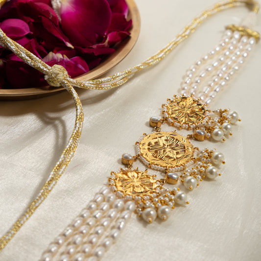 Dholi - 22K Gold Plated Choker