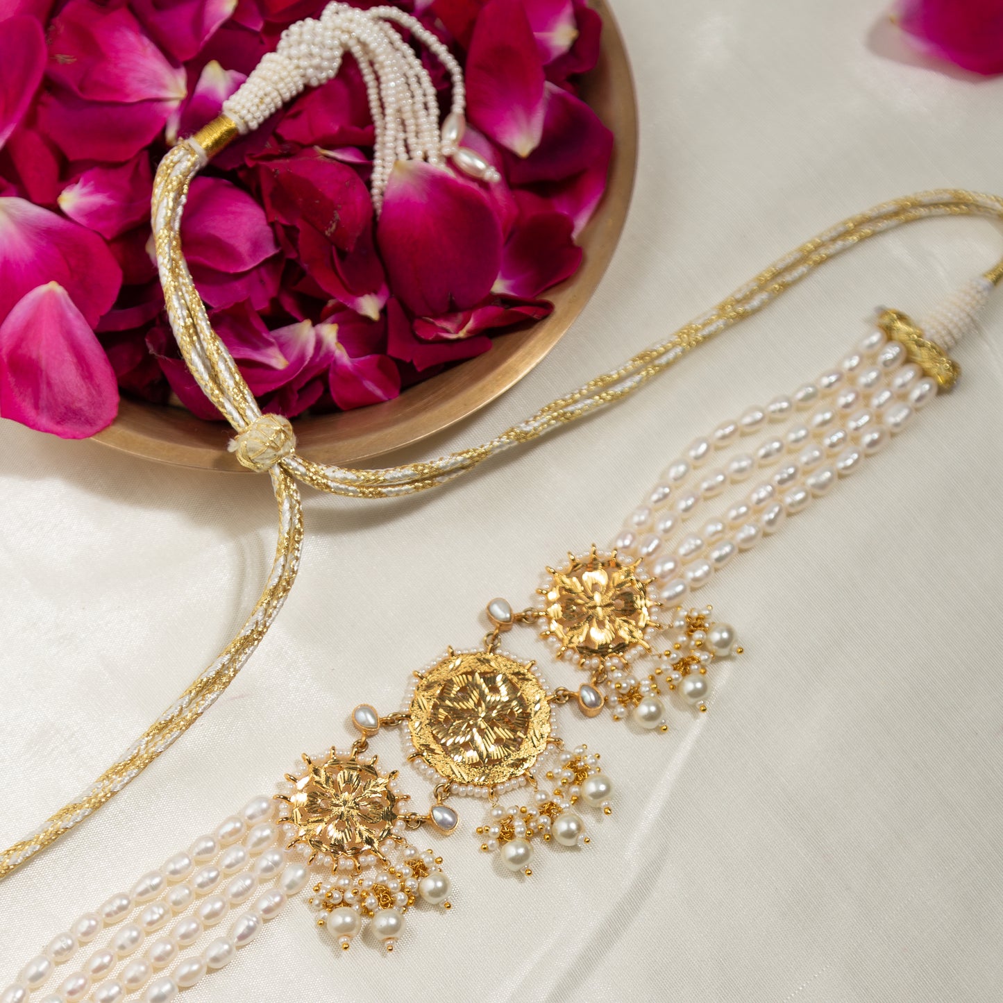 Dholi - 22K Gold Plated Choker