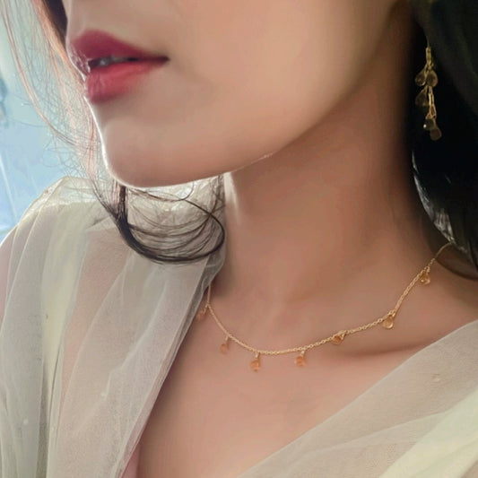 Daylily - 22K Gold Plated Necklet