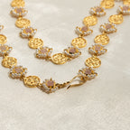 Alizé - 22K Gold Plated Long Chain | Silver Jewellery by Gulaal Jewels