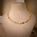 Alizé - 22K Gold Plated Necklet | Silver Jewellery by Gulaal Jewels