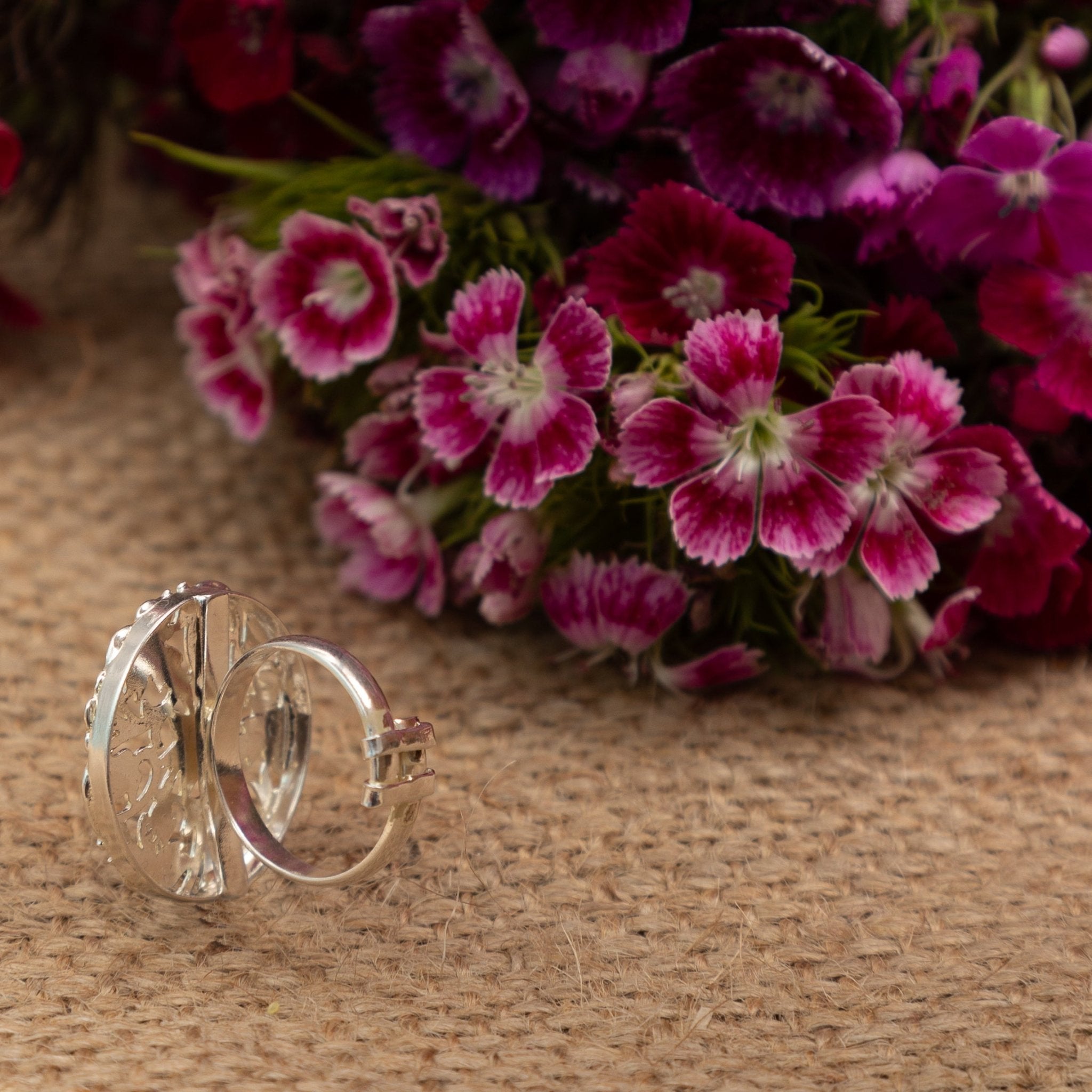 Baano - Shiny Silver Ring | Silver Jewellery by Gulaal Jewels