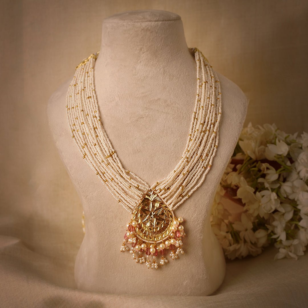 Bela - 22K Gold Plated Long Chain | Silver Jewellery by Gulaal Jewels