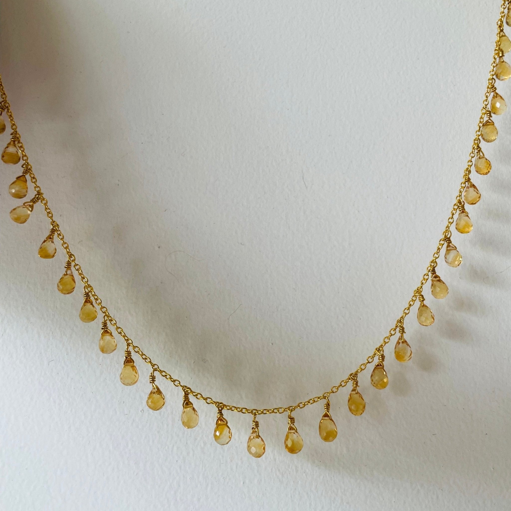 Daffodil - 22K Gold Plated Necklet | Silver Jewellery by Gulaal Jewels