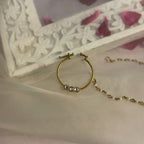 Falak - Antique Gold Nath | Silver Jewellery by Gulaal Jewels