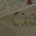 Falak - Antique Gold Nath | Silver Jewellery by Gulaal Jewels