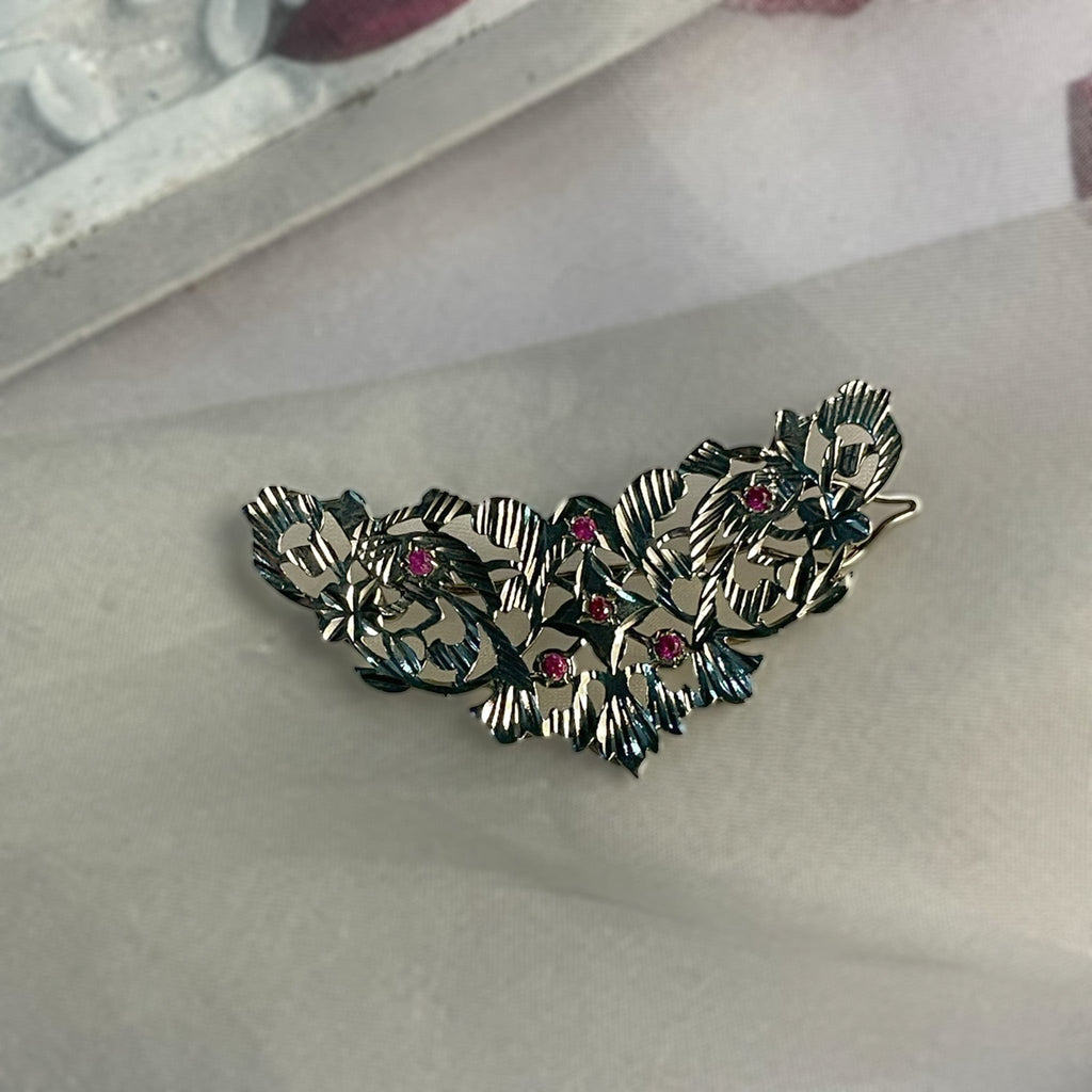 Gulnaz - Shiny Silver Hairpin | Silver Jewellery by Gulaal Jewels