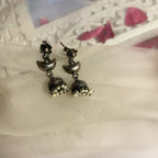Kumari - Oxidised Earrings | Silver Jewellery by Gulaal Jewels