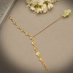 Mahira - 22K Gold Plated Haath Phool | Silver Jewellery by Gulaal Jewels