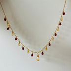 Marigold - 22K Gold Plated Necklet | Silver Jewellery by Gulaal Jewels