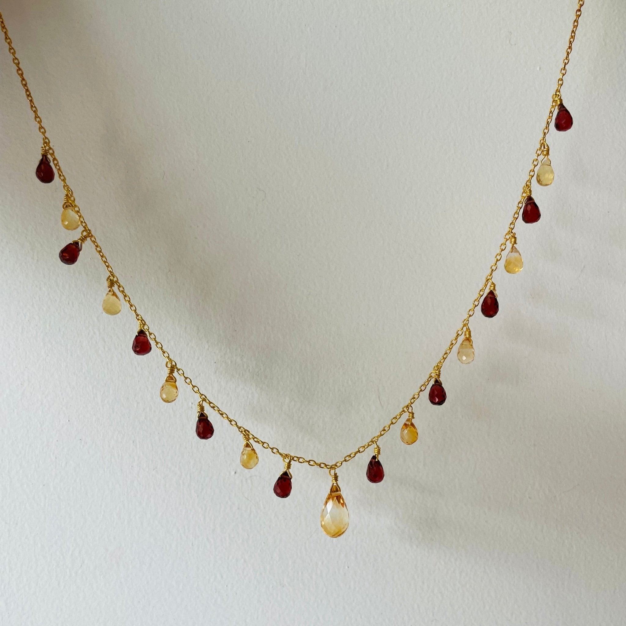 Marigold - 22K Gold Plated Necklet | Silver Jewellery by Gulaal Jewels