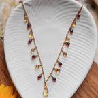 Marigold - 22K Gold Plated Necklet | Silver Jewellery by Gulaal Jewels