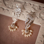 Mayuri - Shiny Silver Jhumka | Silver Jewellery by Gulaal Jewels