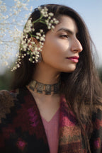 Mumtaz - Oxidised Set | Silver Jewellery by Gulaal Jewels