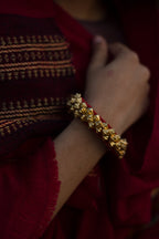 Pauhchi - 22K Gold Plated Bracelet | Silver Jewellery by Gulaal Jewels
