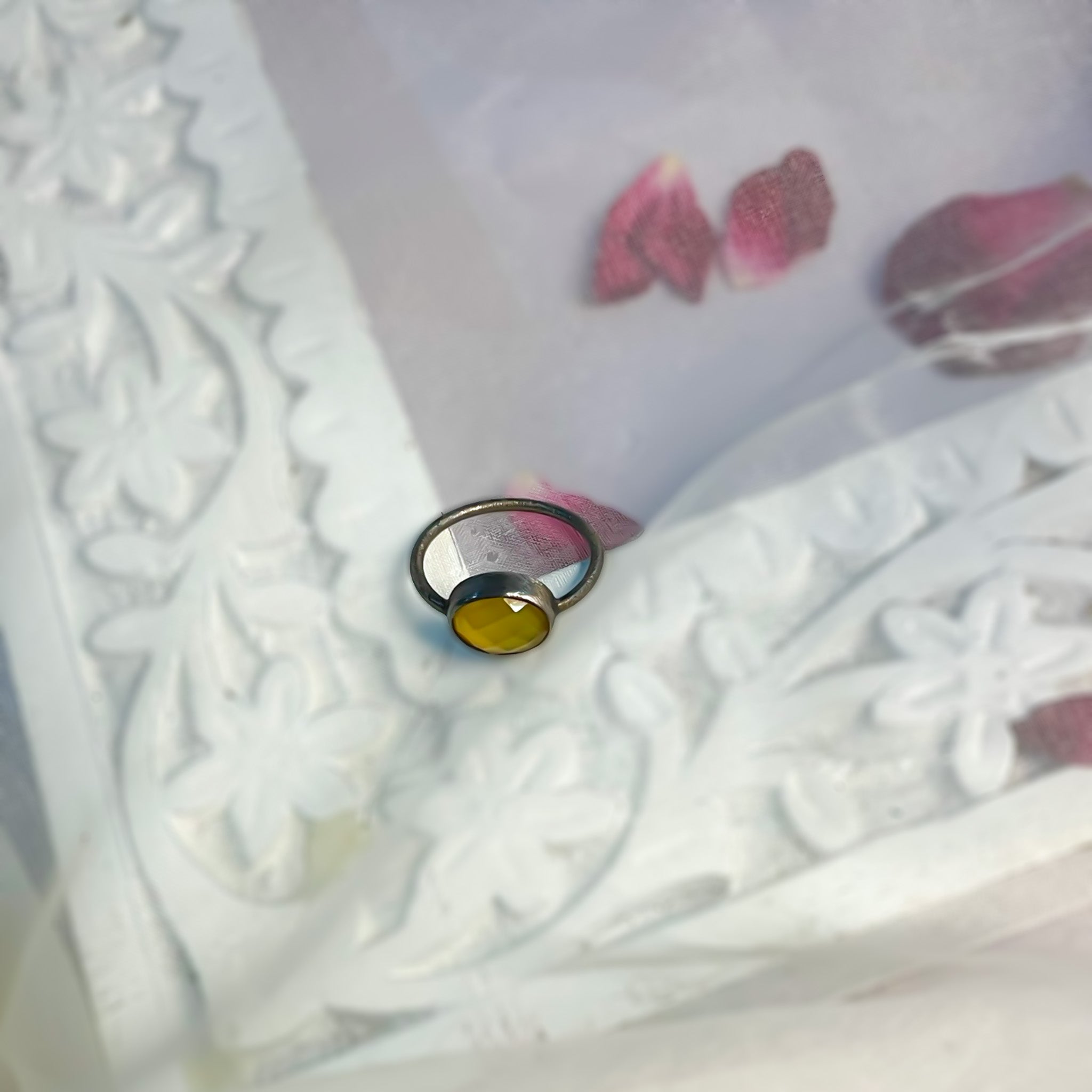 Rupali - Silver Ring | Silver Jewellery by Gulaal Jewels