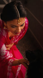 Tara Pearls - 22K Gold Plated Mang Teeka | Silver Jewellery by Gulaal Jewels