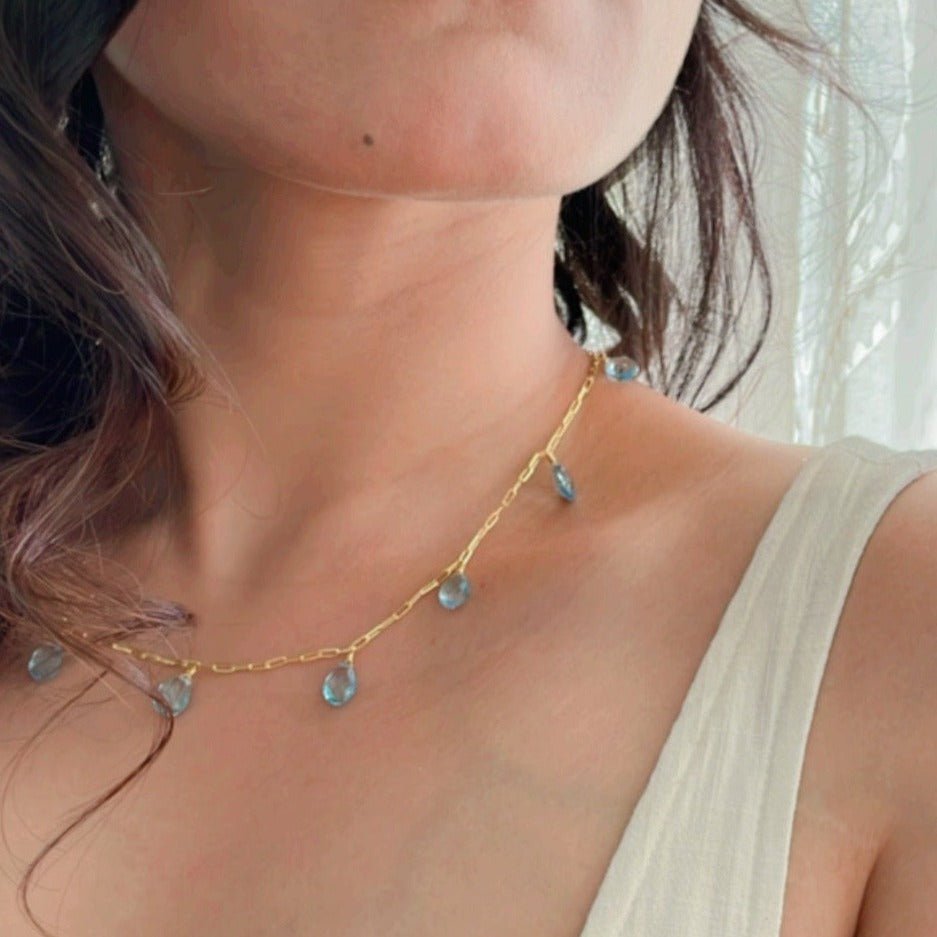 Veronica - 22K Gold Plated Necklet | Silver Jewellery by Gulaal Jewels
